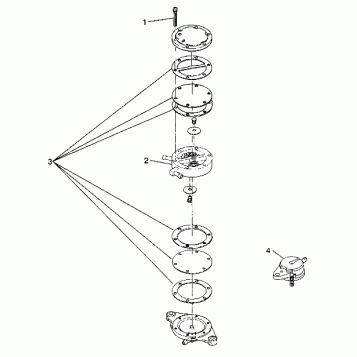 FUEL PUMP ASSEMBLY SL 650 / B934058 (4924732473029A)