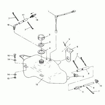 OIL TANK SL 750 / B934070 (4924752475008A)