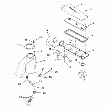 AIR VENT SL 750 / B934070 (4924752475017A)