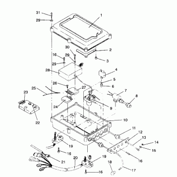 ELECTRICAL BOX SL 750 / B934070 (4924752475021A)