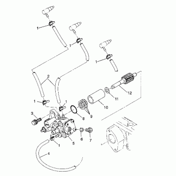 OIL PUMP ASSEMBLY SL 750 / B934070 (4924752475025A)