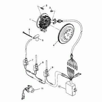 MAGNETO ASSEMBLY SL 750 / B934070 (4924752475028A)