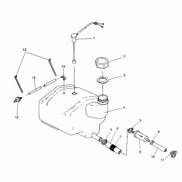 OIL TANK SLT 750 B944170 (4925942594008A)
