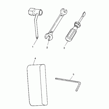 TOOL KIT ASSEMBLY SLT 750 B944170 (4925942594021A)