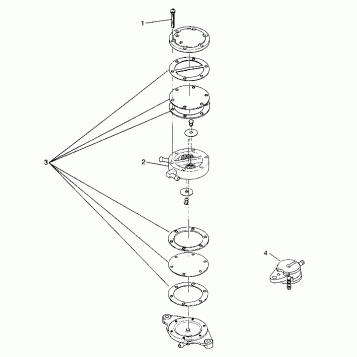 FUEL PUMP ASSEMBLY SLT 750 B944170 (4925942594031A)