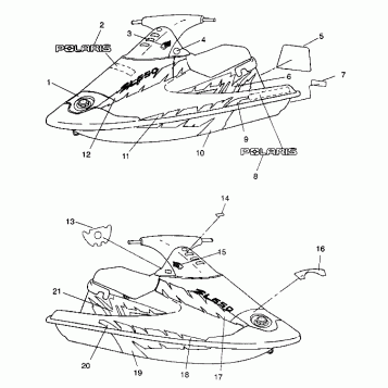 DECALS SL 650 B944058 (4926992699003A)