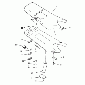 SEAT ASSEMBLY SL 650 B944058 (4926992699007A)