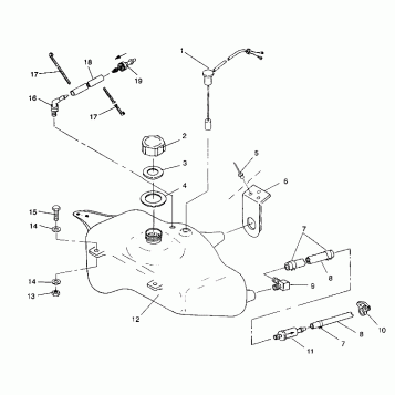 OIL TANK SL 650 B944058 (4926992699008A)