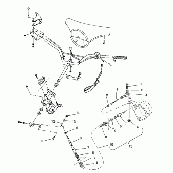 STEERING ASSEMBLY SL 650 B944058 (4926992699010A)