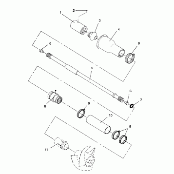 DRIVE SYSTEM SL 650 B944058 (4926992699013A)