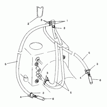 WATER SIPHON SL 650 B944058 (4926992699018A)