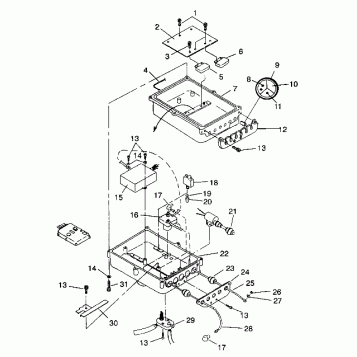ELECTRICAL BOX SL 650 B944058 (4926992699020A)