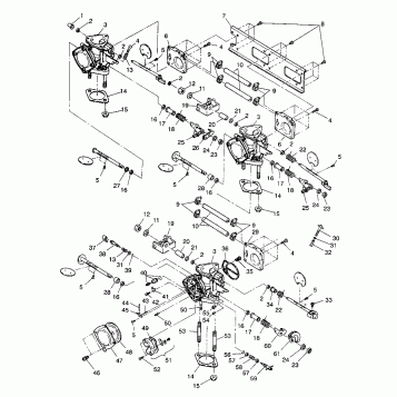 CARBURETOR ASSEMBLY SL 650 B944058 (4926992699025A)