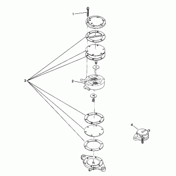 FUEL PUMP ASSEMBLY SL 650 B944058 (4926992699029A)