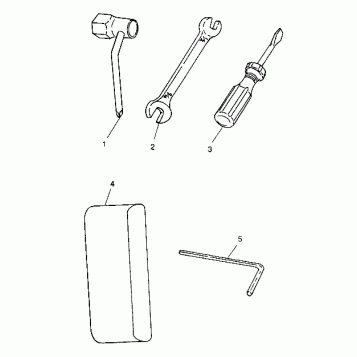 TOOL KIT ASSEMBLY SL 650 B944058 (4926992699031A)