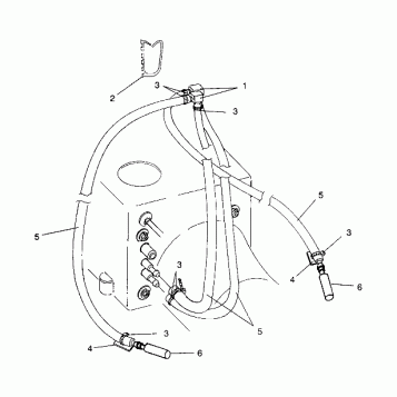 WATER SIPHON SL 750 B944070 (4927012701019A)