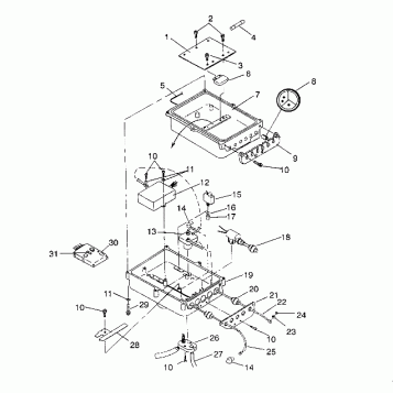 ELECTRICAL BOX SL 750 B944070 (4927012701021A)