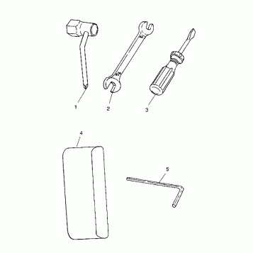 TOOL KIT ASSEMBLY SL 750 B944070 (4927012701022A)