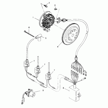 MAGNETO ASSEMBLY SL 750 B944070 (4927012701029A)
