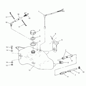 OIL TANK SL 650 B954058 (4930483048A012)