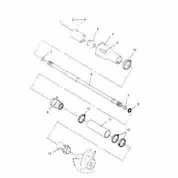 DRIVE SYSTEM SL 650 B954058 (4930483048B003)