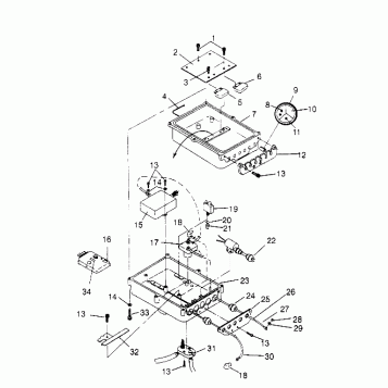 ELECTRICAL BOX SL 650 B954058 (4930483048B010)