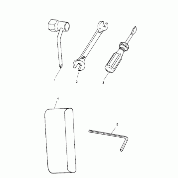 TOOL KIT ASSEMBLY  SL 750 B954070 (4930523052B012)