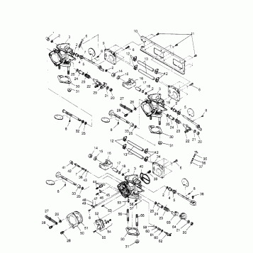 CARBURETOR ASSEMBLY  SL 750 B954070 (4930523052C002)