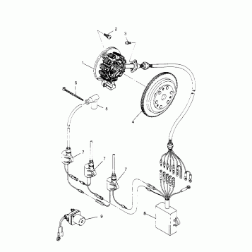 MAGNETO ASSEMBLY  SL 750 B954070 (4930523052C005)