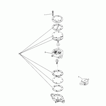 FUEL PUMP ASSEMBLY  SL 750 B954070 (4930523052C007)