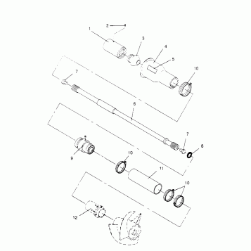 DRIVE SYSTEM  SLT 750 B954170 (4930563056B003)