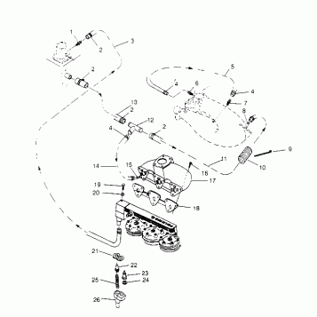 COOLING SYSTEM SLT 750 B954170 (4930563056B008)
