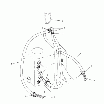 WATER SIPHON SLT 750 B954170 (4930563056B009)