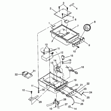 ELECTRICAL BOX SLT 750 B954170 (4930563056B011)