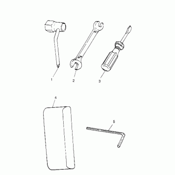 TOOL KIT ASSEMBLY  SLT 750 B954170 (4930563056B013)