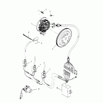 MAGNETO ASSEMBLY  SLT 750 B954170 (4930563056C006)
