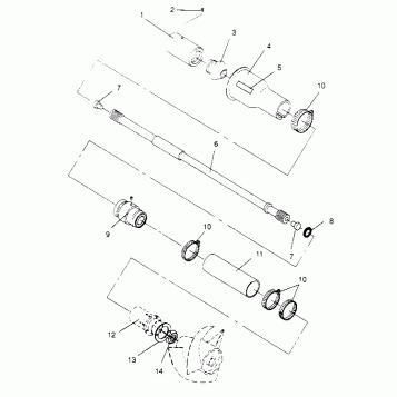 DRIVE SYSTEM SL 650 STD B954358 (4932923292B003)