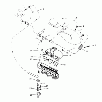COOLING SYSTEM SL 650 STD B954358 (4932923292B007)