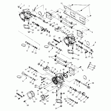 CARBURETOR SL 650 STD B954358 (4932923292C001)