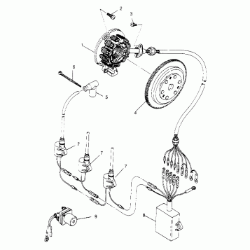 MAGNETO SL 650 STD B954358 (4932923292C004)