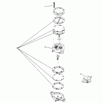 FUEL PUMP SL 650 STD B954358 (4932923292C006)