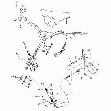 STEERING SLT 700 B964166 and Intl. SLT 700 I964166 (4933923392A013)