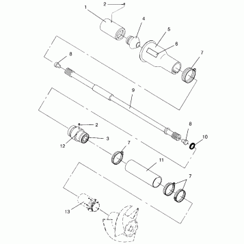DRIVE SYSTEM SLX 780 B954287 (4933953395B002)