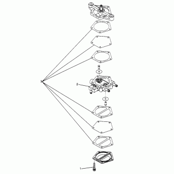 FUEL PUMP ASSEMBLY  SLX 780 B954287 (4933953395C007)
