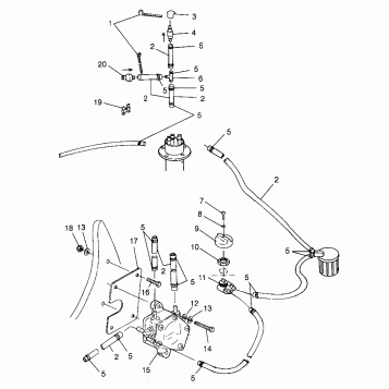 FUEL SYSTEM SL 780 B964087 and Intl. SL 780 I964087 (4935523552A010)
