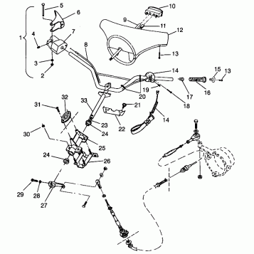STEERING SL 780 B964087 and Intl. SL 780 I964087 (4935523552A013)