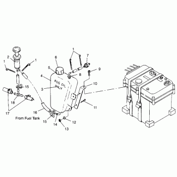 ENGINE FOGGING SYSTEM  Intl. SL 780 I964087 (4935523552A015)