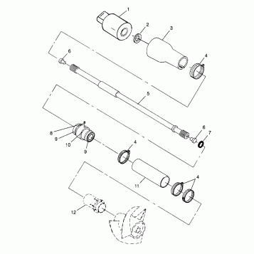 DRIVE SYSTEM SL 780 B964087 and Intl. SL 780 I964087 (4935523552B002)