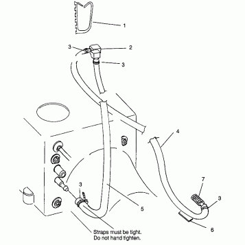WATER SIPHON SL 780 B964087 and  Intl. SL 780 I964087 (4935523552B010)