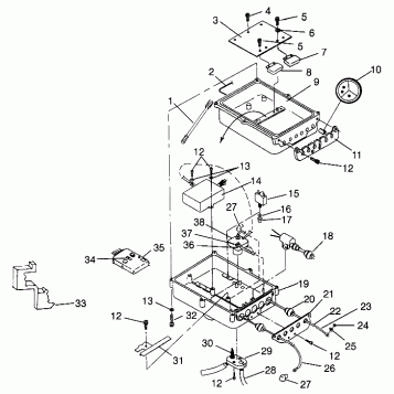 ELECTRICAL BOX SL 780 B964087 and Intl. SL 780 I964087 (4935523552B012)